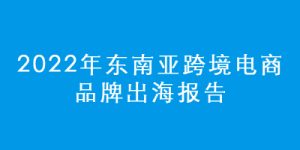 2022東南亞跨境電商品牌出海報告
