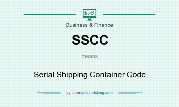 SSCC碼（系列貨運包裝箱代碼）